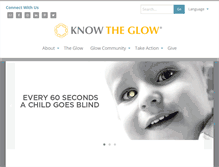 Tablet Screenshot of knowtheglow.org